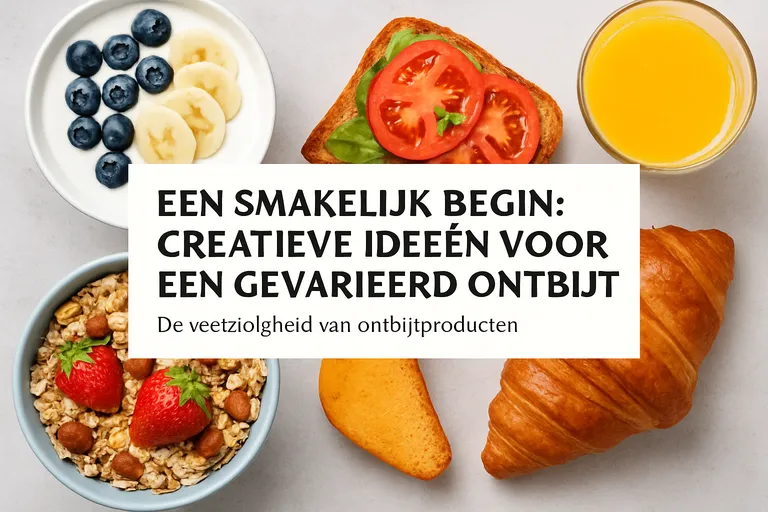 Een smakelijk begin: creatieve ideeën voor een gevarieerd ontbijt